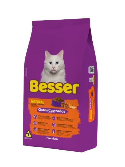 VB RACAO BESSER NATURAL GATOS CAST 20KG