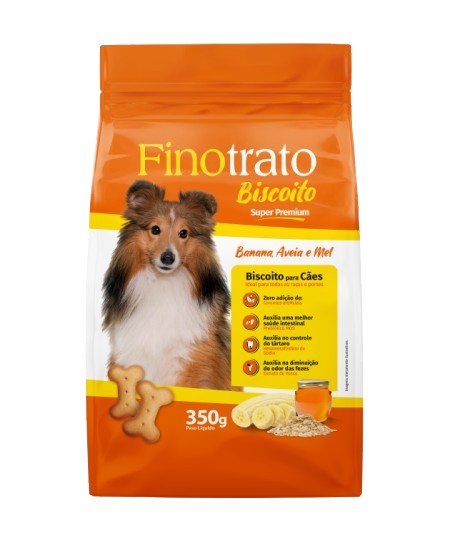 VB FIN BISCOITO BANANA, AVEIA E MEL 350G