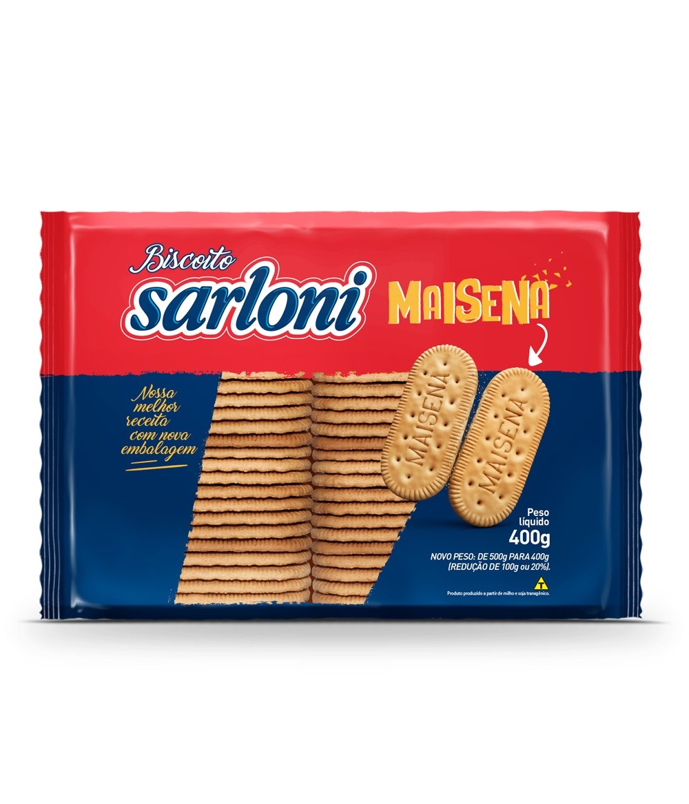 BISCOITO SARLONI 400 G MAISENA