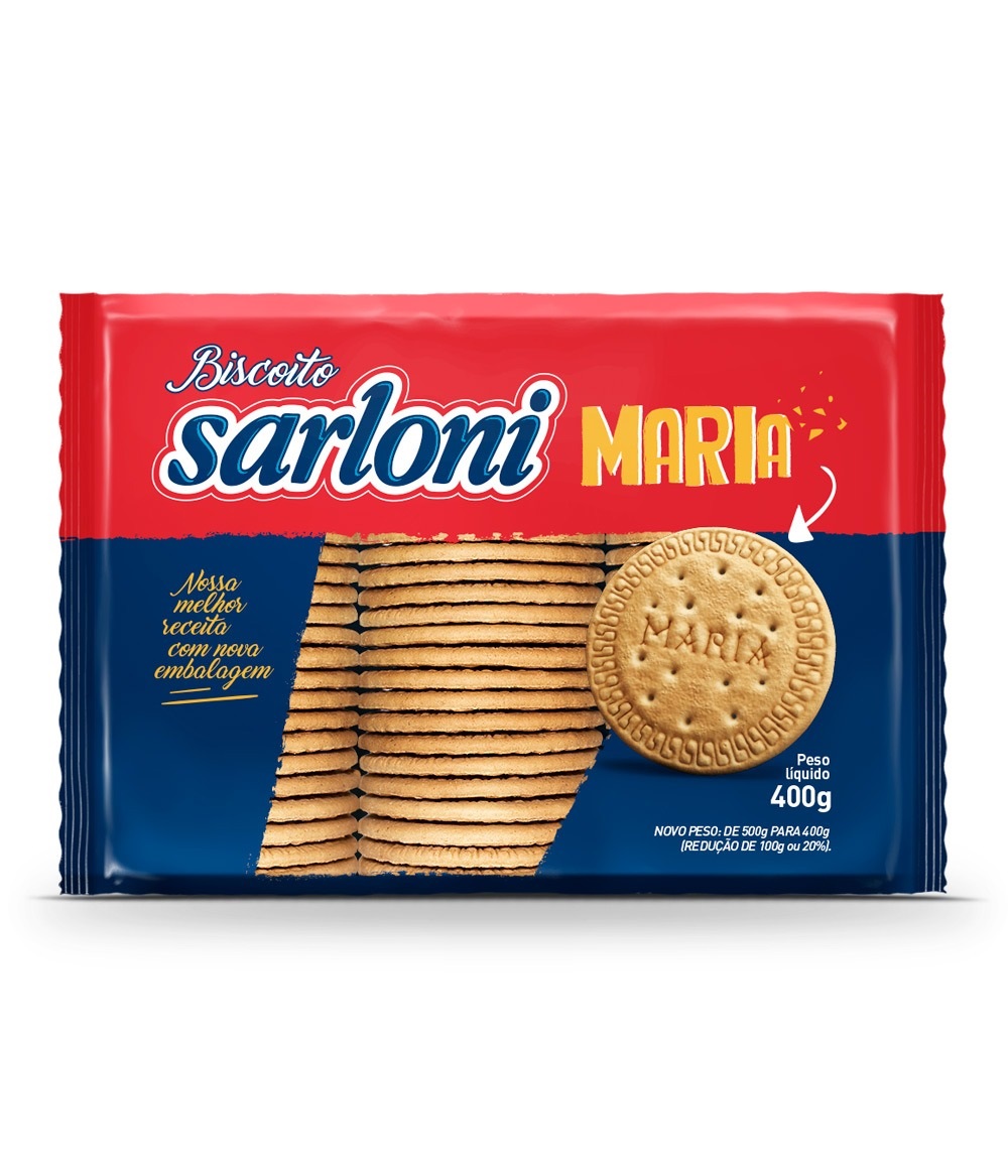 BISCOITO SARLONI 400 G MARIA