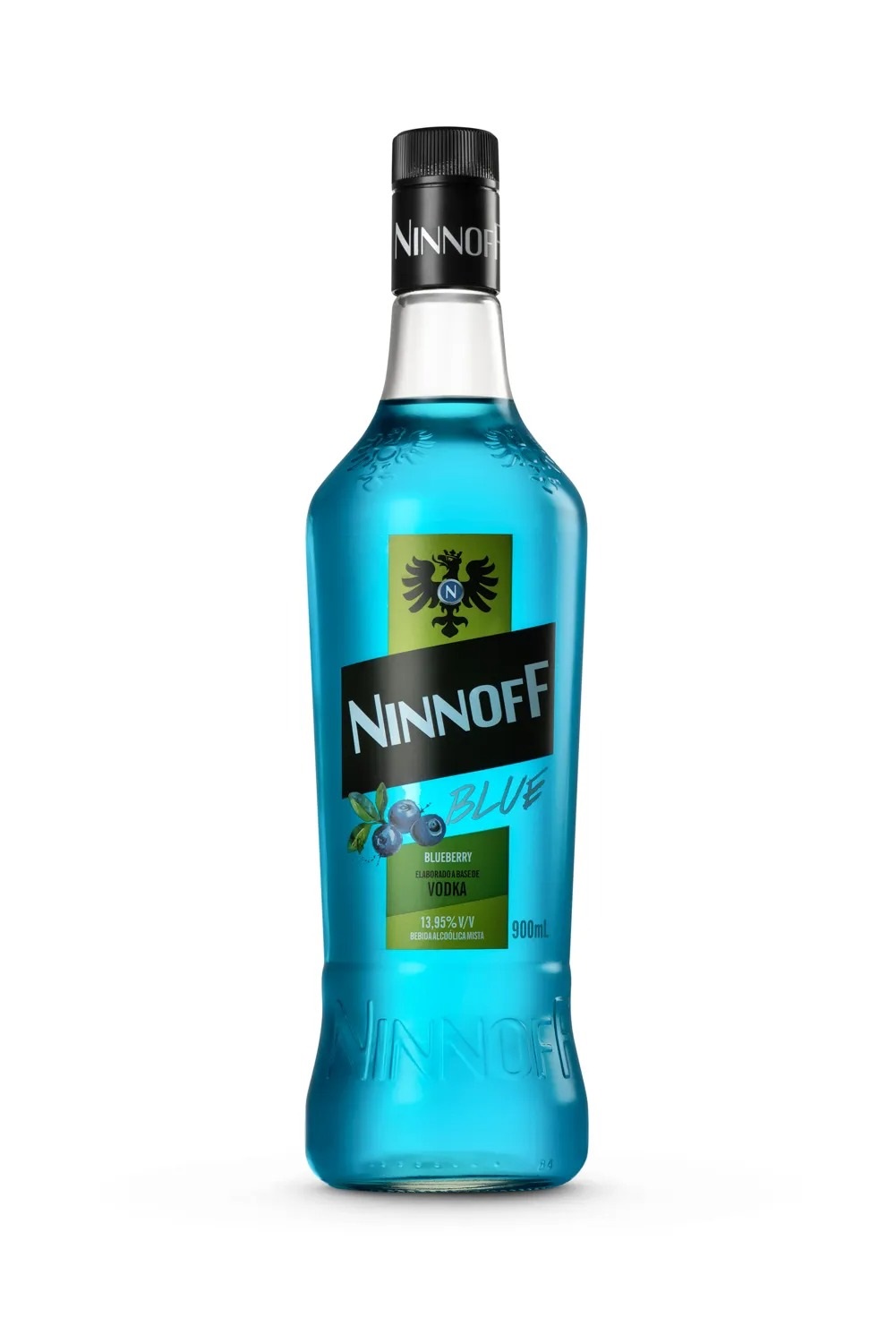 VODKA NINNOFF BLUE BLUEBERRY 900 ML