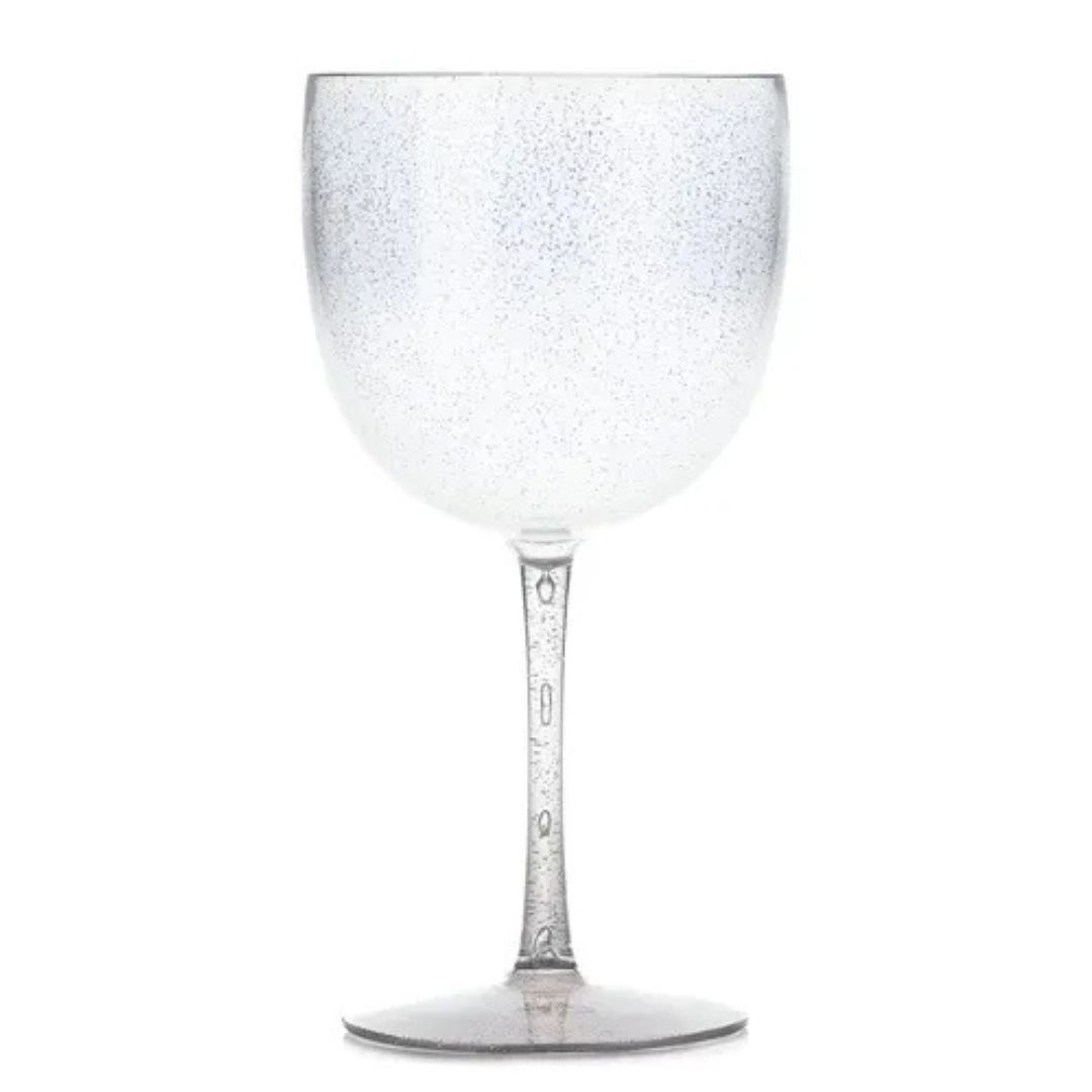 TAÇA ACR ALOHA CRISTAL COM GLITTER 580ML