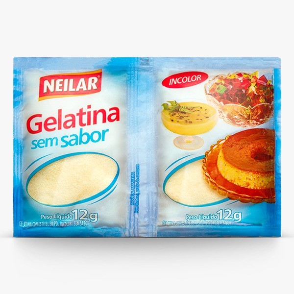 GELATINA NEILAR SEM SABOR 24G