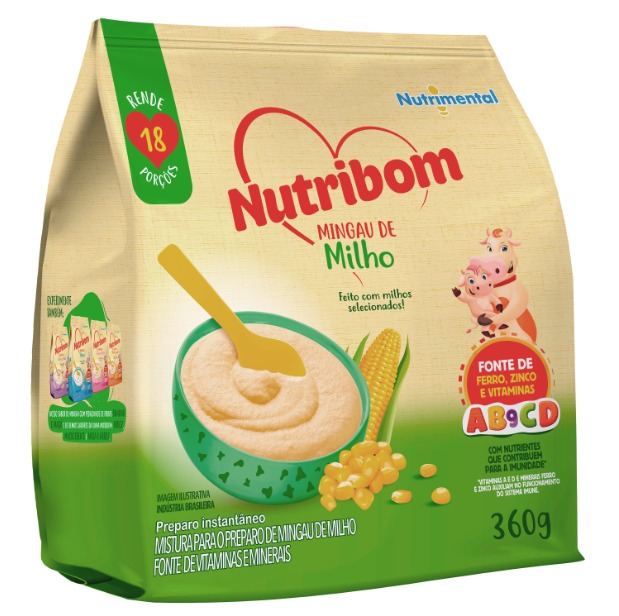 MINGAU NUTRIBOM SACHE MILHO 360G