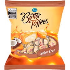 BALA ARCOR BUTTER TOFFEES COCO 400G