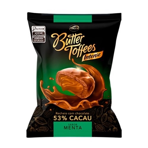 BALA ARCOR BUTTER TOFFEES MENTA 400 G