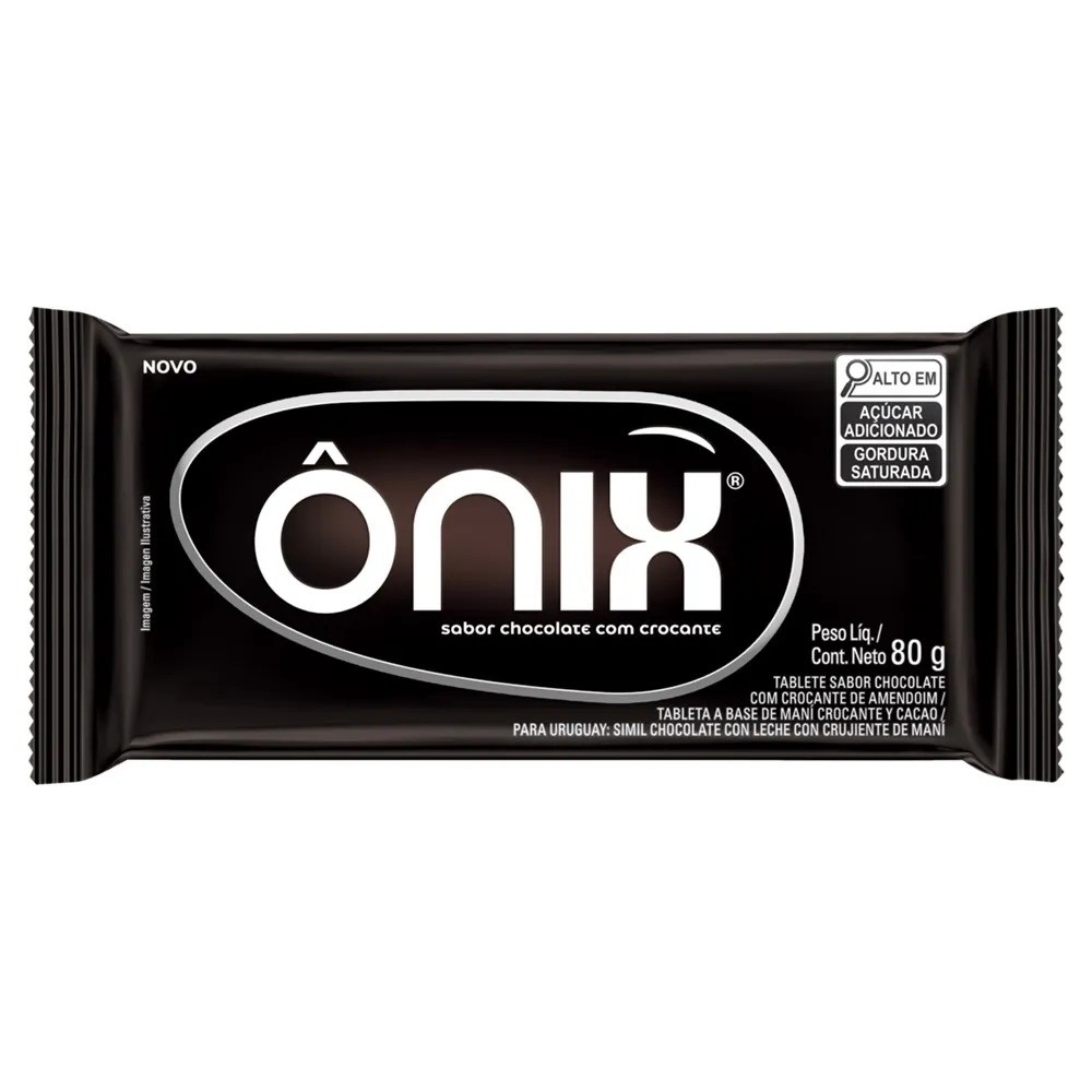 CHOCOLATE GAROTO BARRA ONIX 80G