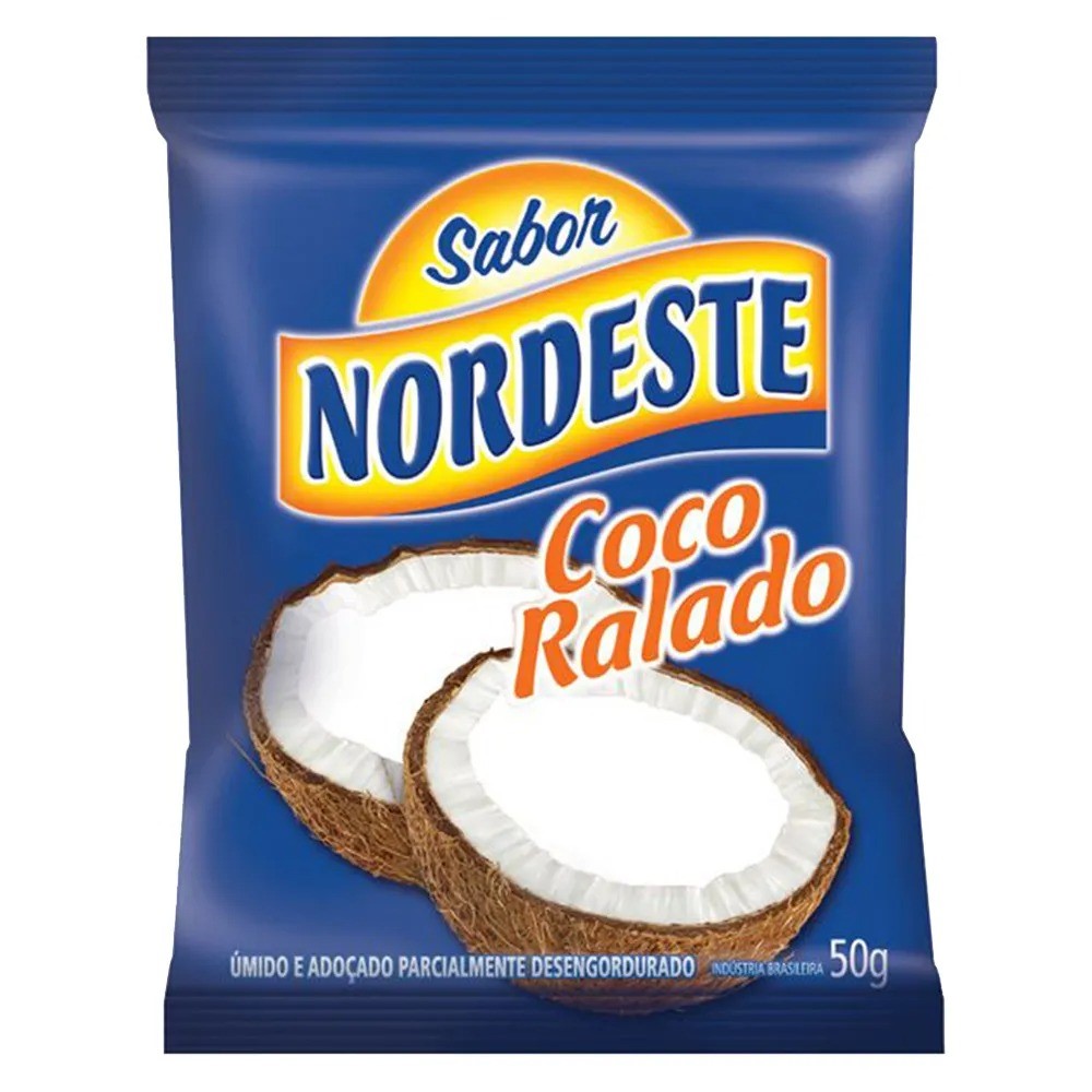 COCO RALADO UMID&ADC 50G SABOR NORDESTE