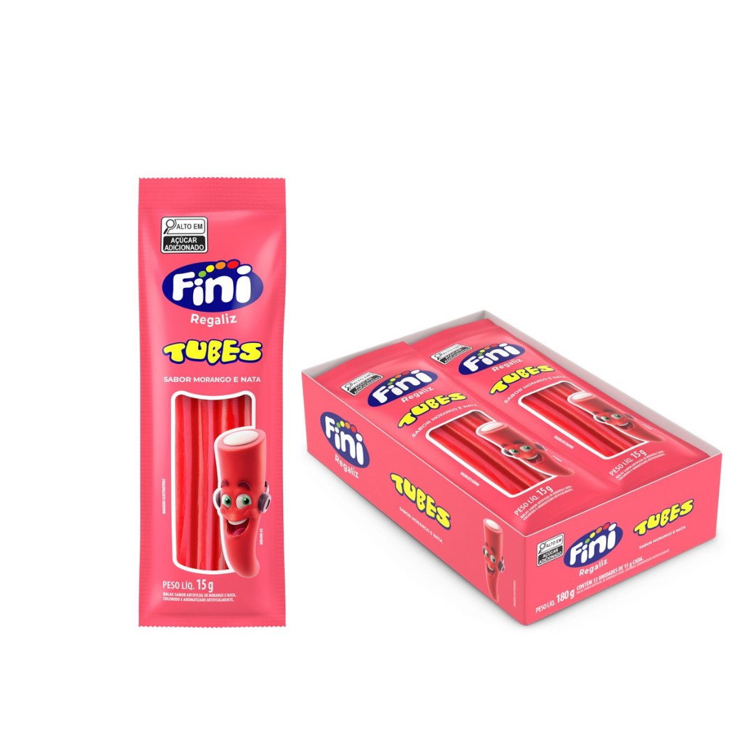 FI BALA FINI TUBES MORANGO 15G