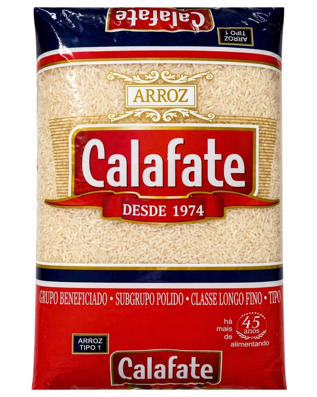 ARROZ TIPO 1 CALAFATE 2 KG BRANCO