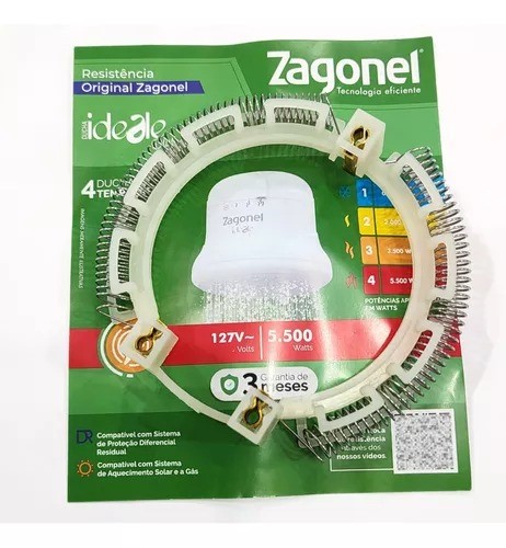 ZA RESISTENCIA DUCHA FLUIR PLUS 127V