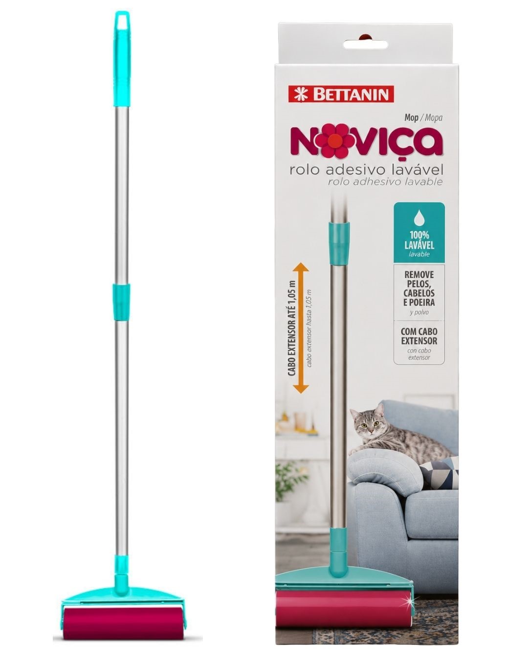 BT ROLO ADESIVO MOP LAVAVEL NOVICA BT207