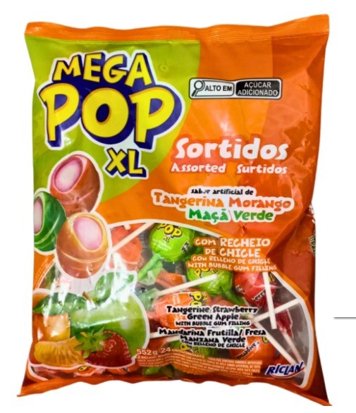 PIRULITO MEGA POP SORTIDOS 24X23G