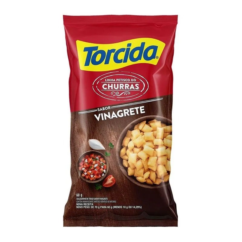 SALGADINHO TORCIDA 60 G VINAGRETE