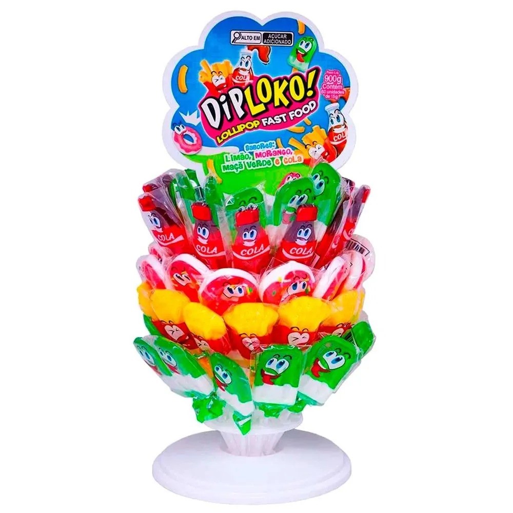 PIRULITO DIP LOKO TORRE FAST FOOD 15G