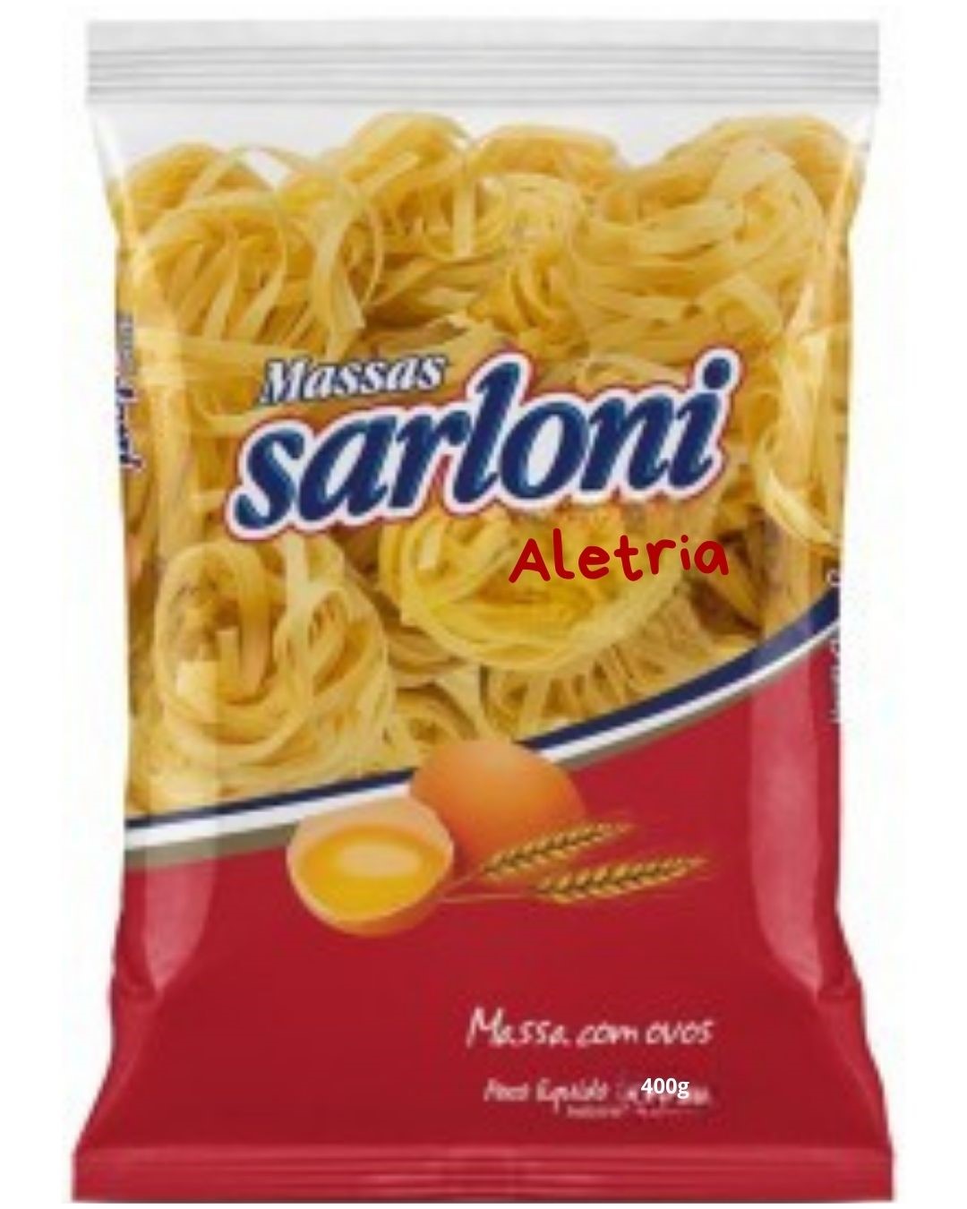 MACARRAO ALETRIA C/OVOS SARLONI 400G