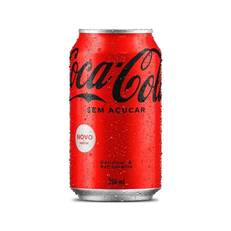 REFRIGERANTE COCA COLA 350ML ZERO C/6UN