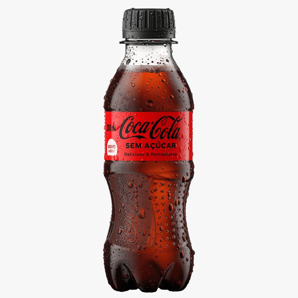 REFRIGERANTE COCA COLA PET 200 ML S/ACUC