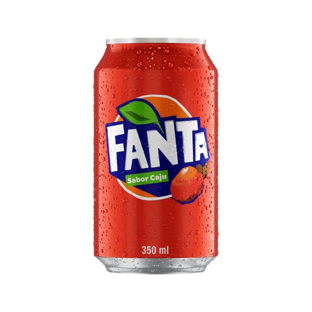 REFRIGERANTE FANTA LT 350ML CAJU