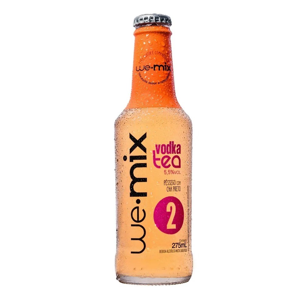 WE MIX PESSEGO COM CHA PRETO 275ML