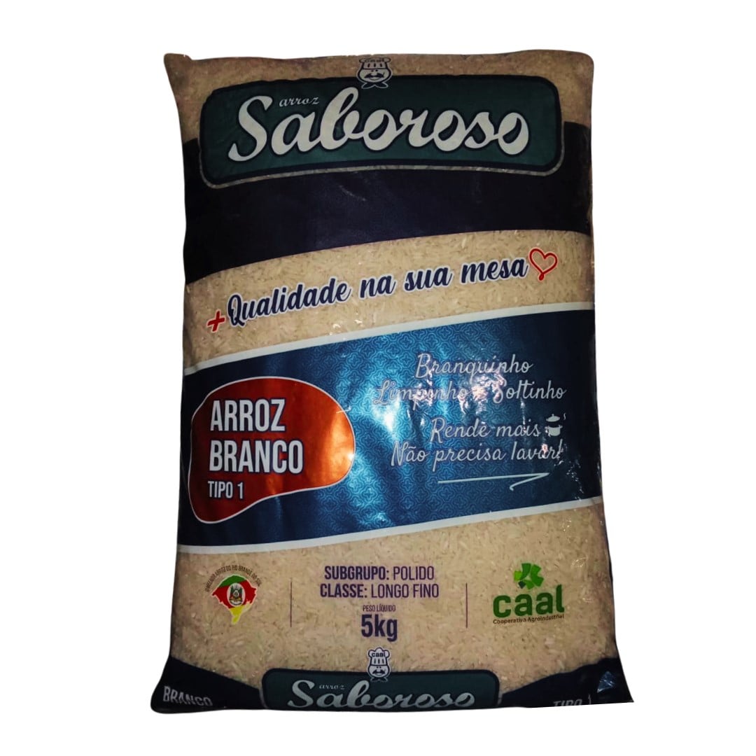 ARROZ TIPO 1 SABOROSO 5KG