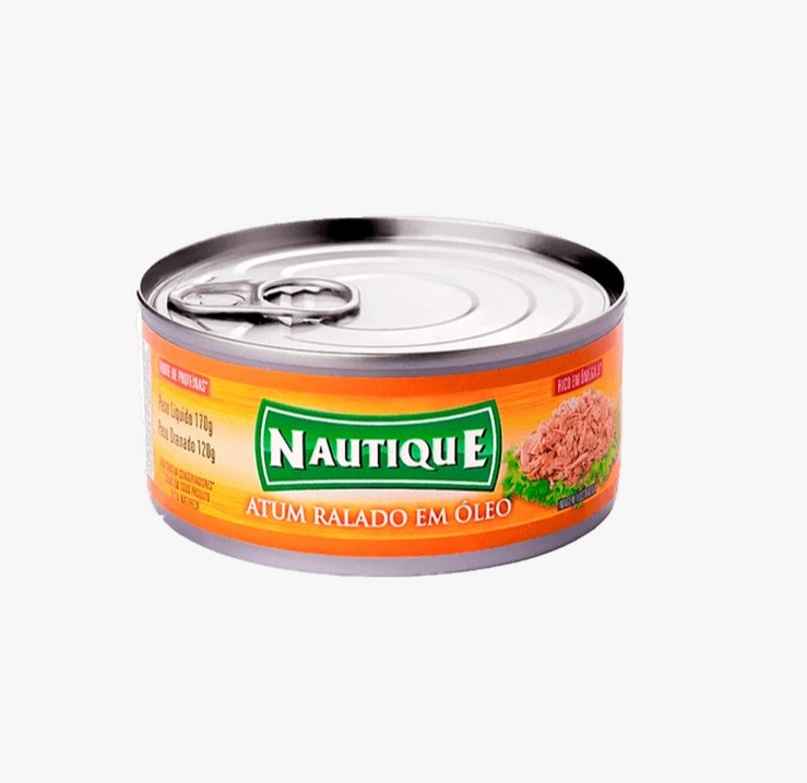 ATUM RALADO EM ÓLEO NAUTIQUE 170G
