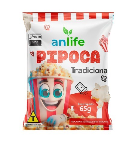 PIPOCA ANLIFE TRADICIONAL 65 G