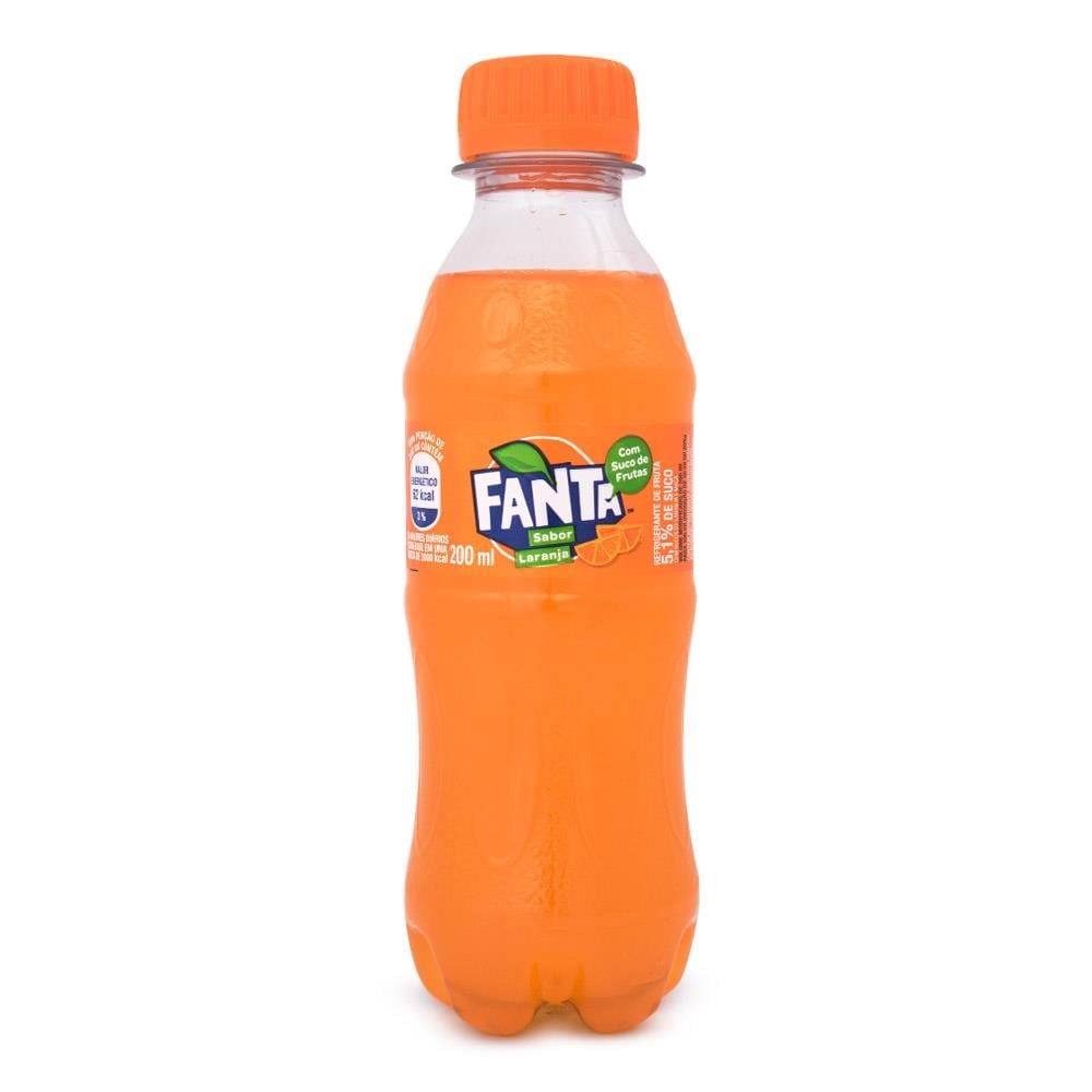 REFRIGERANTE FANTA PET 200ML LARANJA