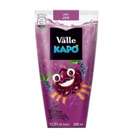 SUCO DEL VALLE KAPO 200 ML TP UVA
