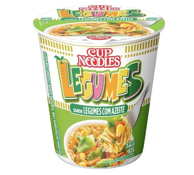CUP NOODLES 67G NISSIN LEGUMES
