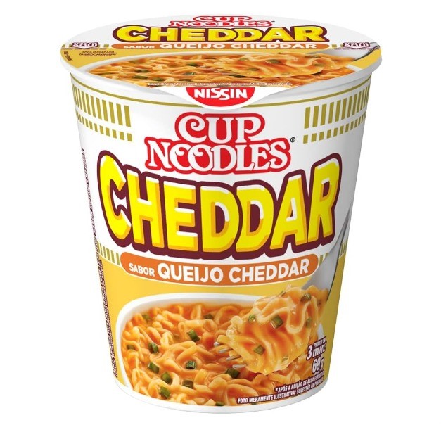 CUP NOODLES 69G NISSIN QUEIJO CHEEDAR
