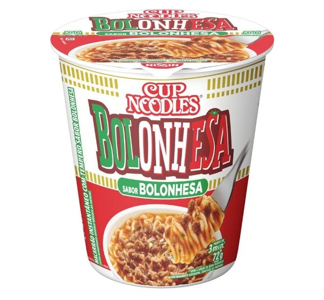 CUP NOODLES 72G NISSIN BOLONHESA
