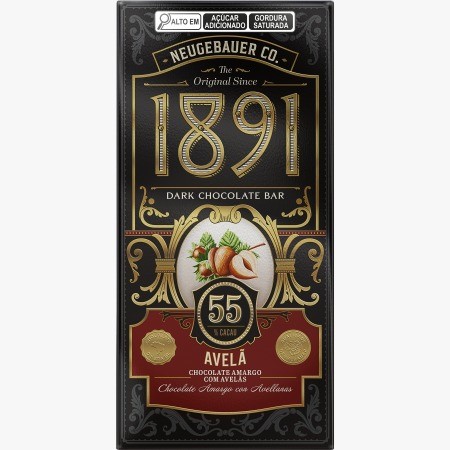 CHOCO NEUGEBAUER BARRA 1891 55 90G AVELA