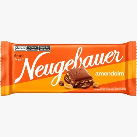 CHOCO NEUGEBAUER BARRA 80G AMENDOIN