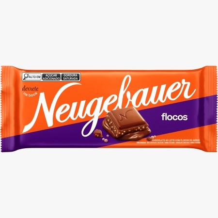 CHOCO NEUGEBAUER BARRA 80G FLOCOS