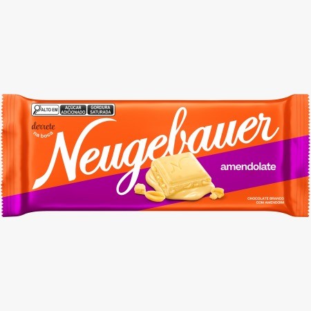 CHOCO NEUGEBAUER BARRA 80G AMENDOLATE