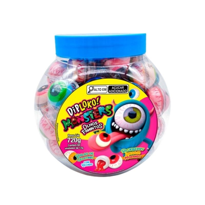 BALA GELAT DIP LOKO OLHOS FAMINTOS 12G
