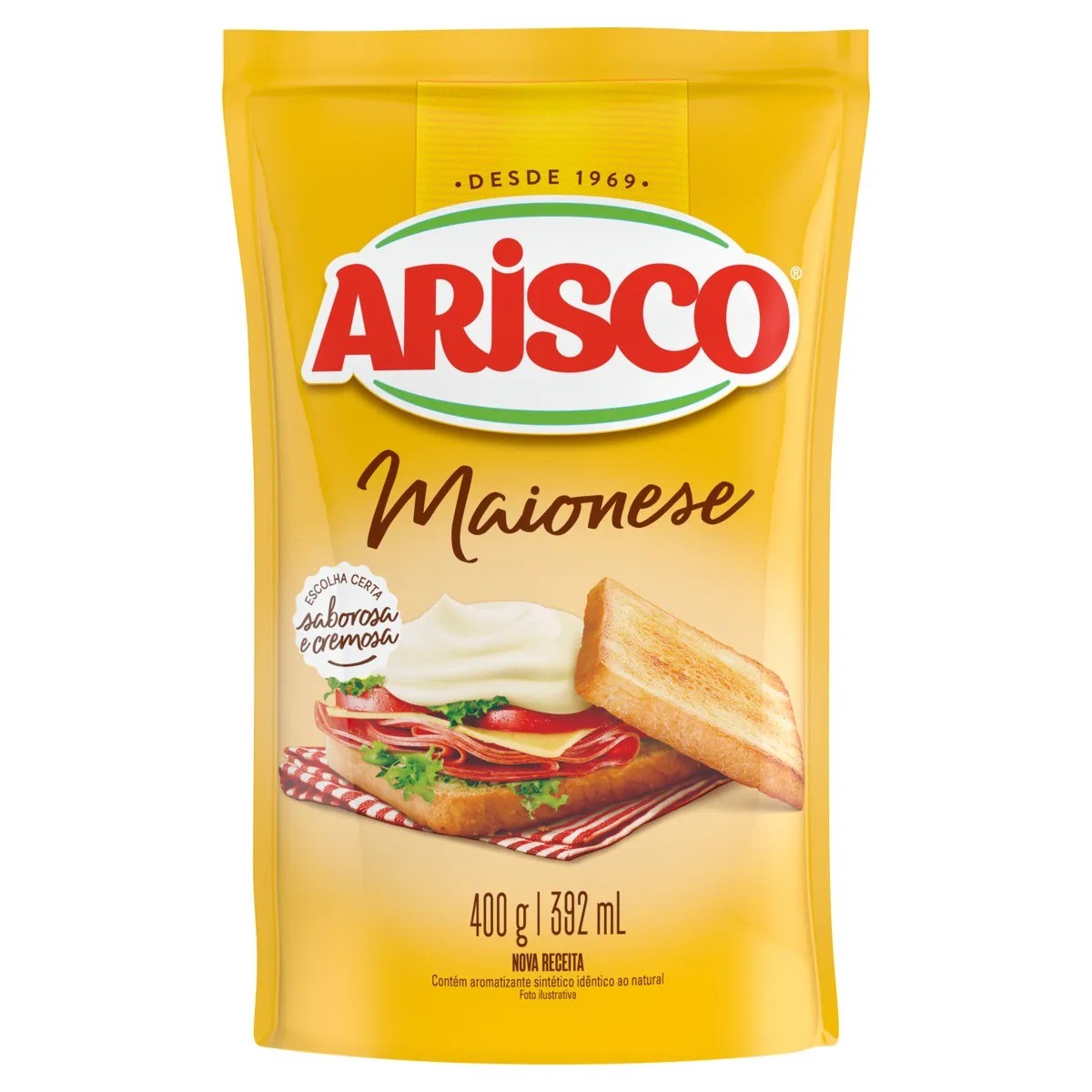 MAIONESE SACHET 400G ARISCO