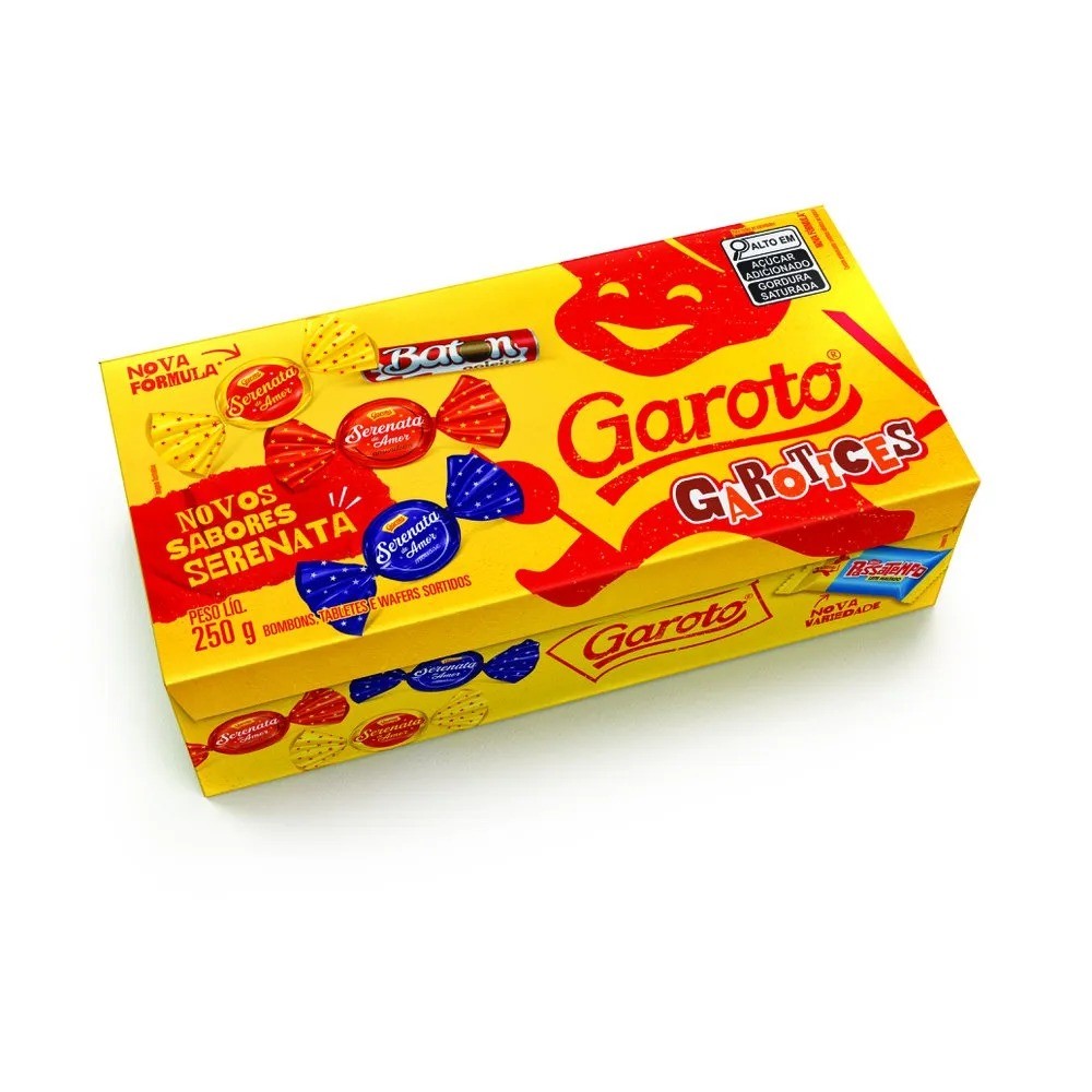 BOMBOM GAROTO SORTIDO 250 G PROMOCIONAL