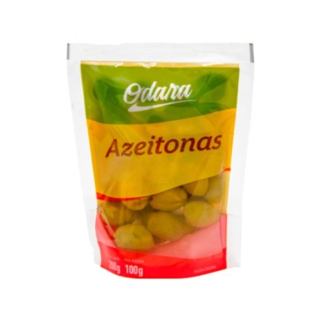 AZEITONA VERDE COM CAROCO ODARA 100G