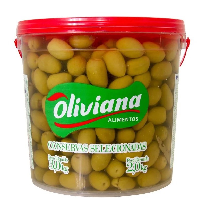 AZEITONA VERDE COM CAROCO OLIVIANA 2KG