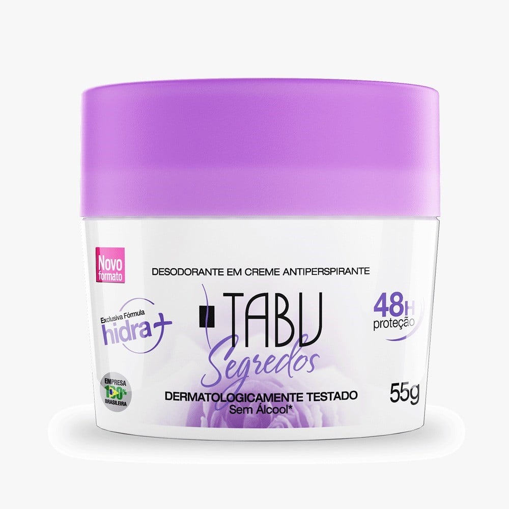 DESOD TABU CREME SEGREDOS 55G