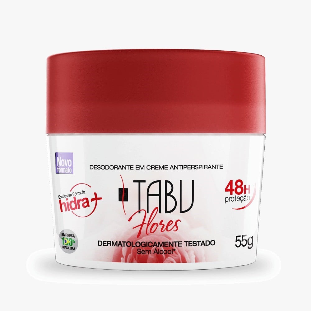 DESOD TABU CREME FLORES 55G