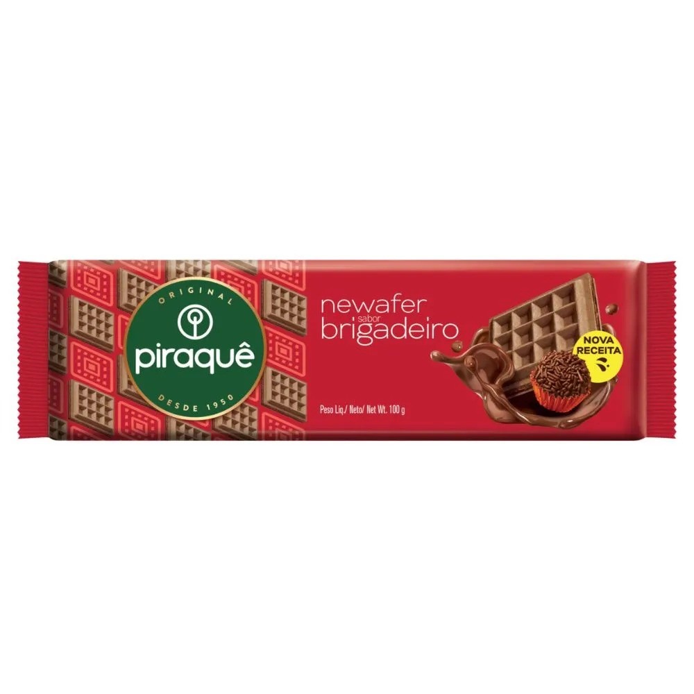 BISCOITO PIRAQUE NEW WAFER 100G BRIGAD