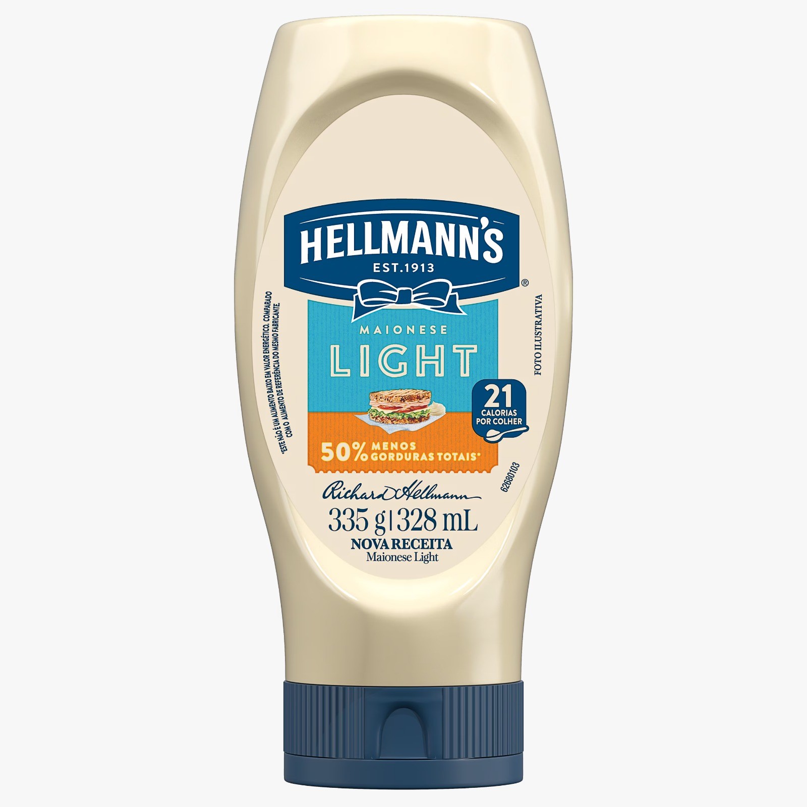 MAIONESE HELLMANNS 335G LIGHT
