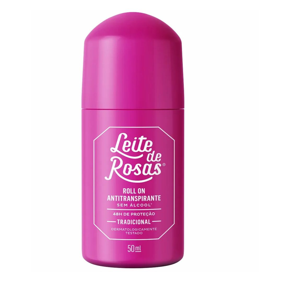 DESOD ROLON LEITE DE ROSAS 50ML TRAD