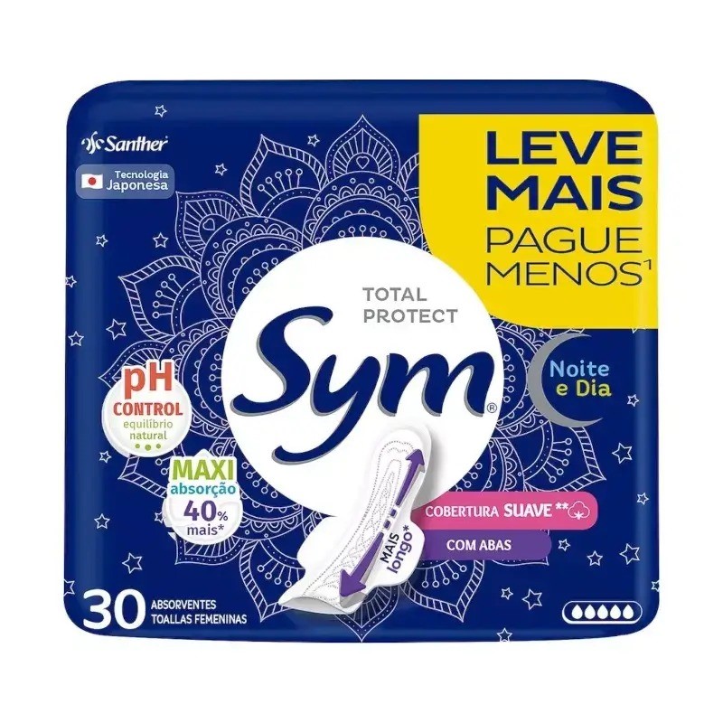 ABS. SYM NOITE&DIA C/ABAS 30UN