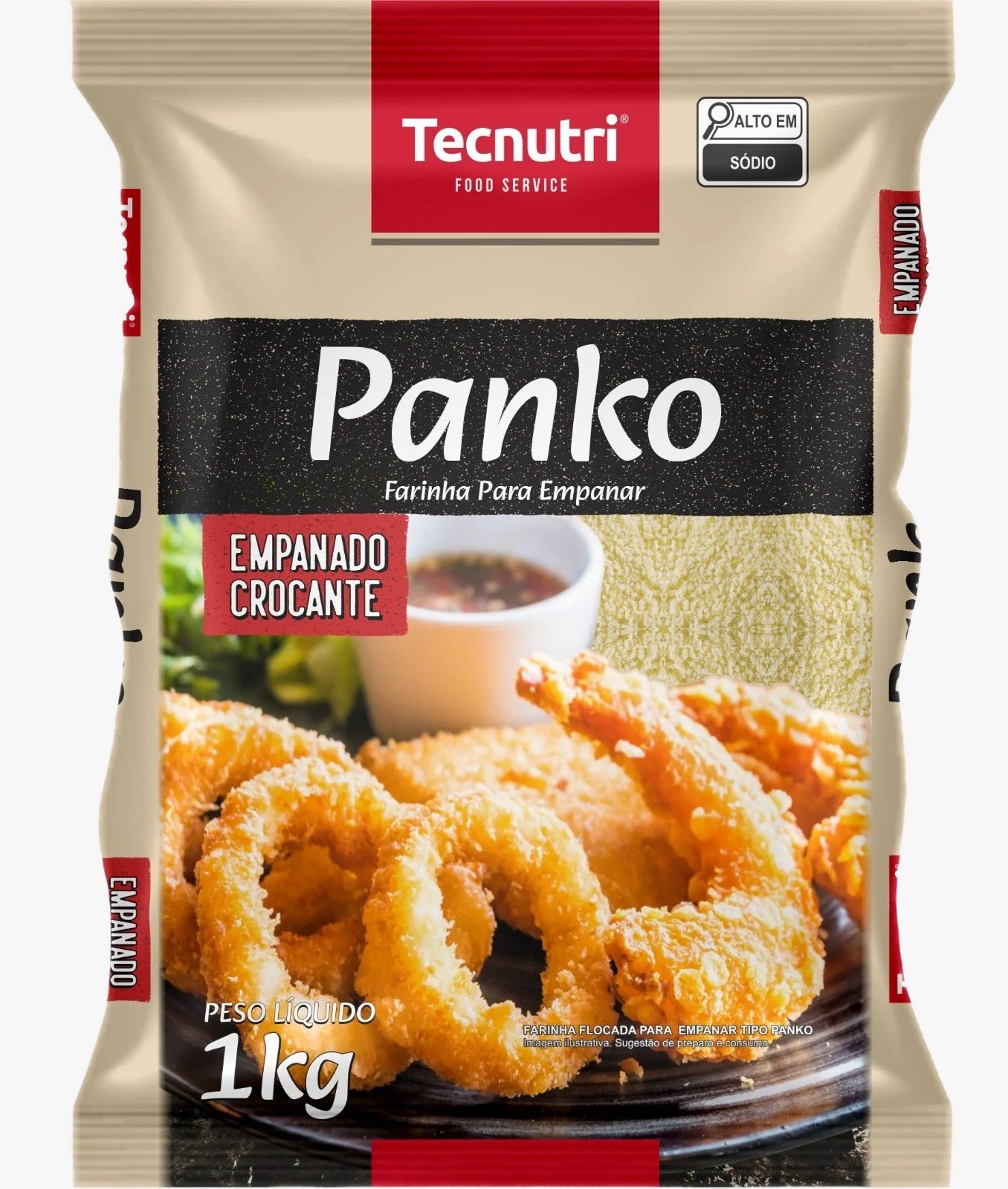 FARINHA PANKO TECNUTRI SACHE 1 KG