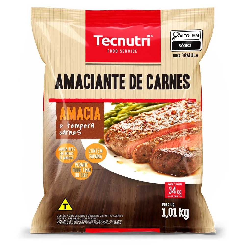 AMACIANTE CARNE TECNUTRI 1,01 KG