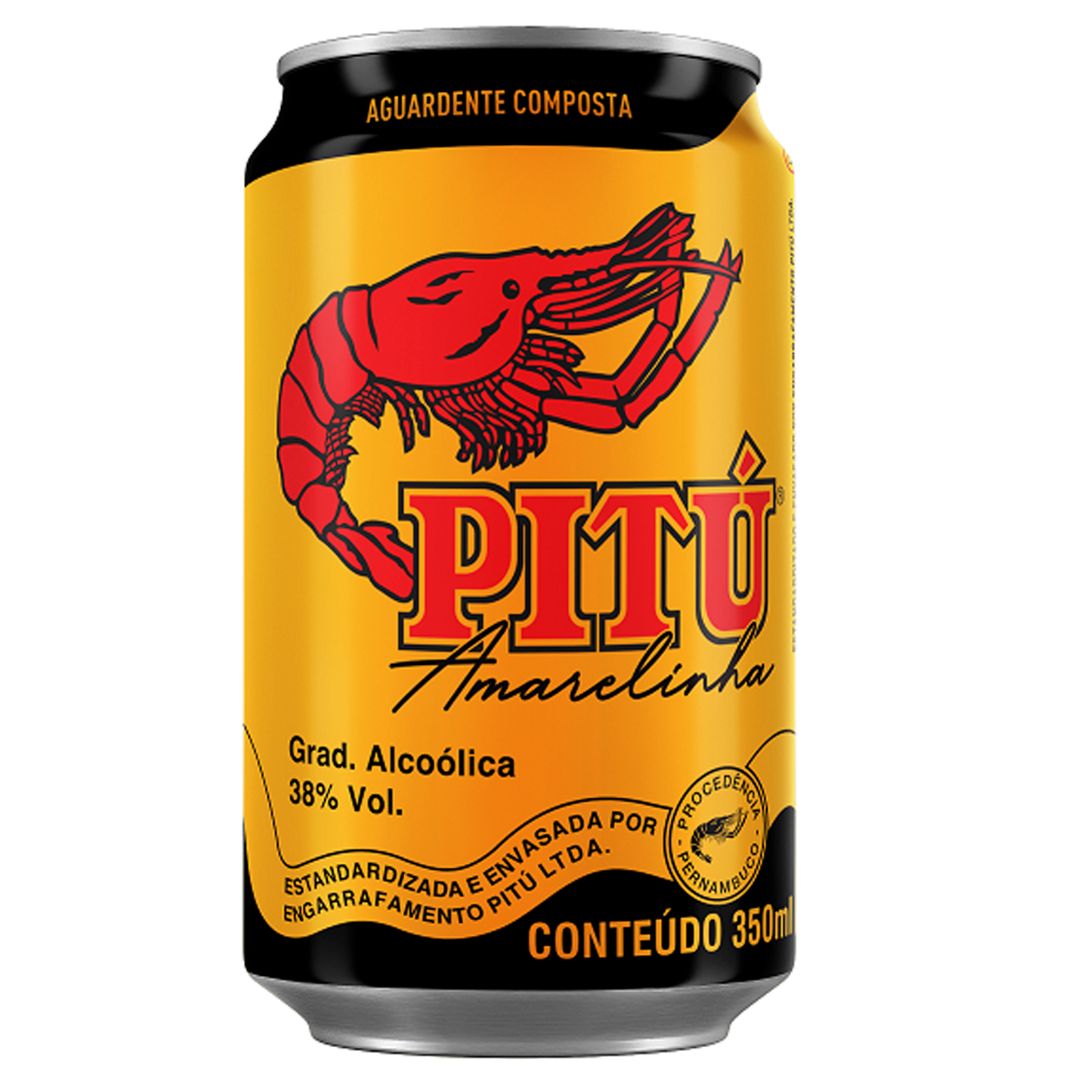 AGUARDENTE PITU AMARELINHA 350ML